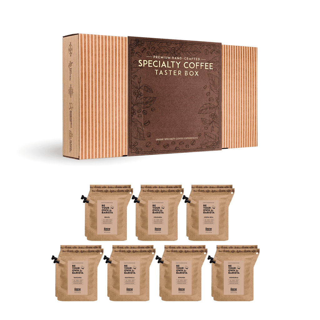 Specialkaffe i portionsbryggare – presentbox