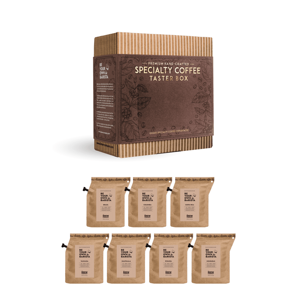 Provbox med specialkaffe – förpackning