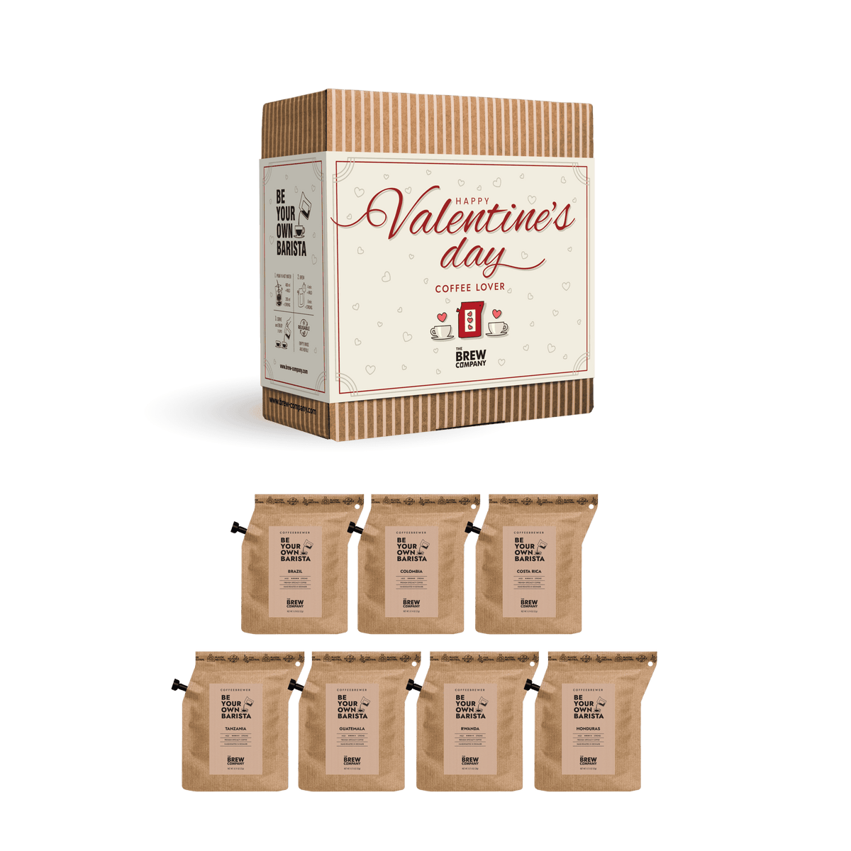 Valentine's Day – kaffepresent 7, 14 eller 25-pack-1