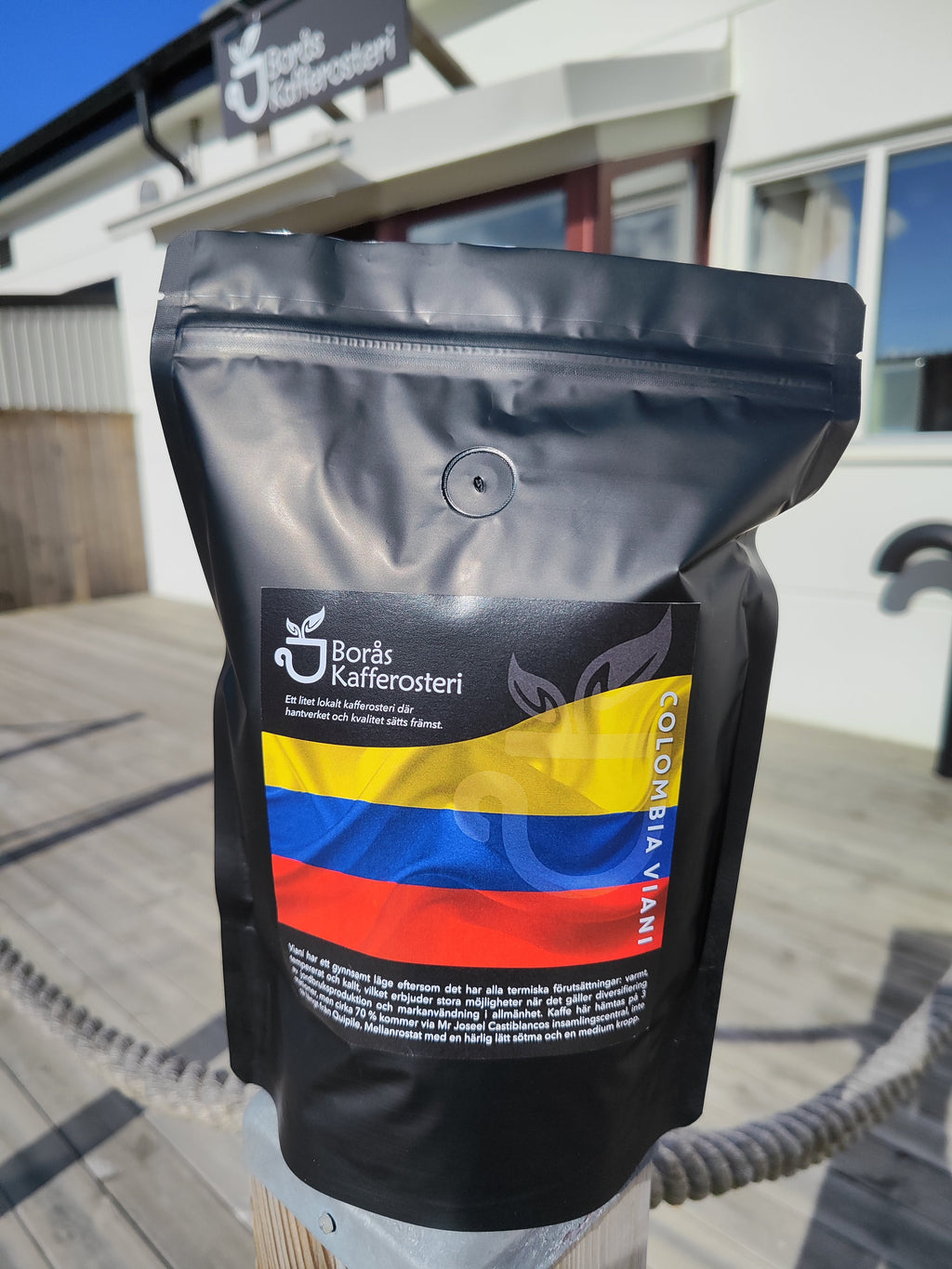 Kaffeodling i Viani i Colombia