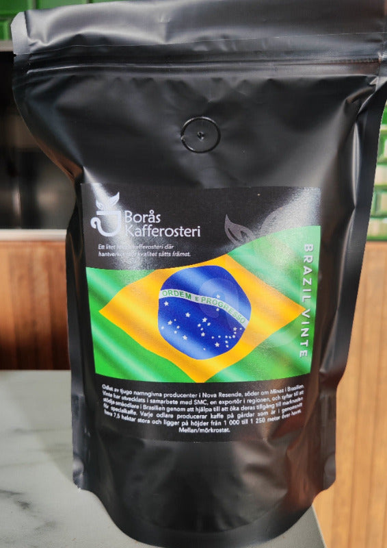 Kaffeodling i Nova Resende i Brasilien
