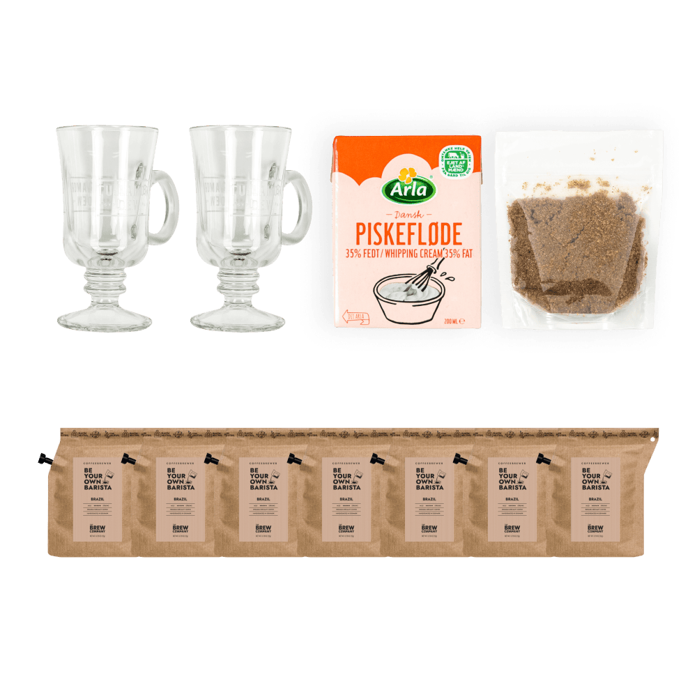 Irish Coffee Kit – alkoholfritt kaffekit för två-1