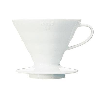 Hario V60 keramisk kaffedripper i vitt – 200–360 ml